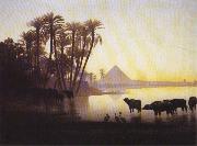 Along the Nile at Giza Theodore Frere
